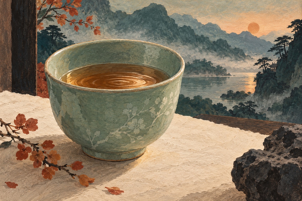 Illustration for: Leave room in the cup